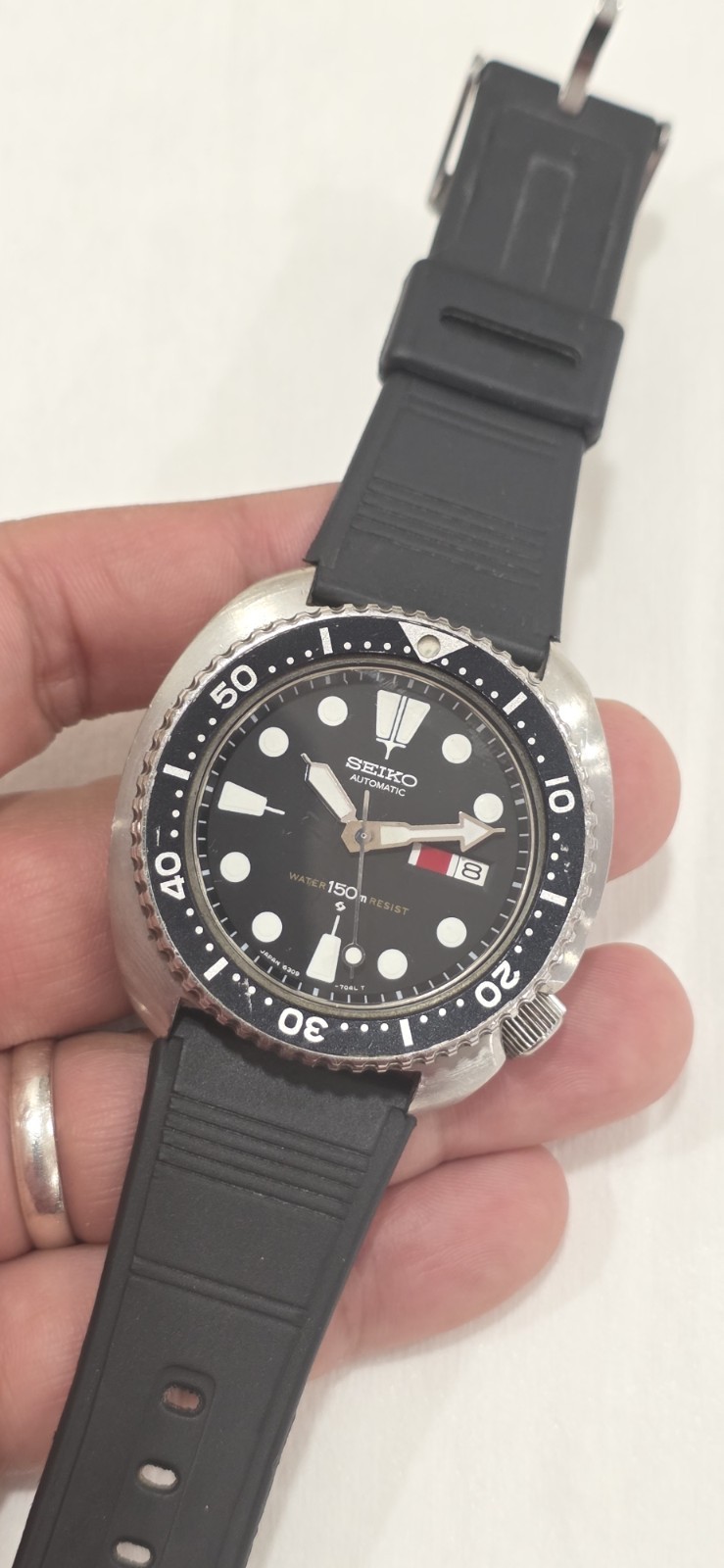 VINTAGE 1980 SEIKO 6309 7040 AUTOMATIC TURTLE DIVER Men’s Watch All ORIGINAL