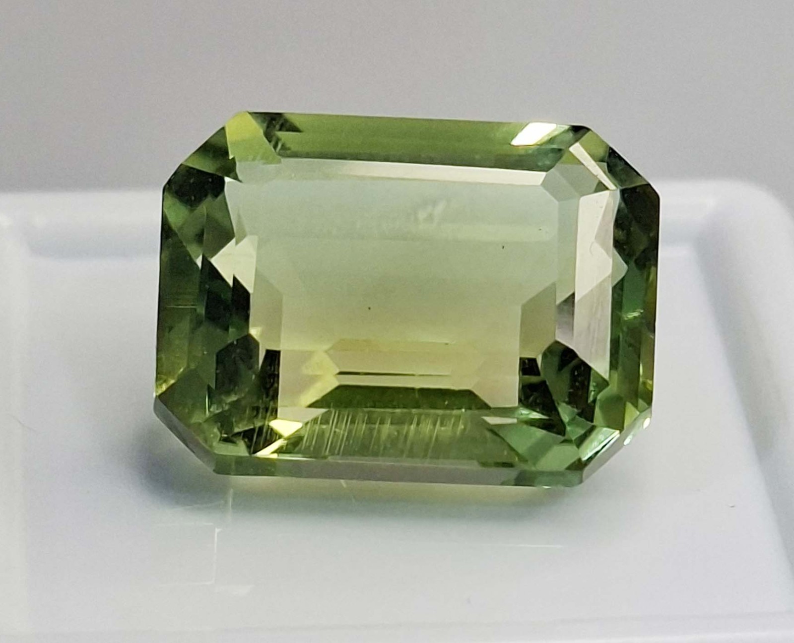 Bi-Colour Tourmaline Natural Emerald Cut 10-12 Ct Certified Loose Gemstone SP299