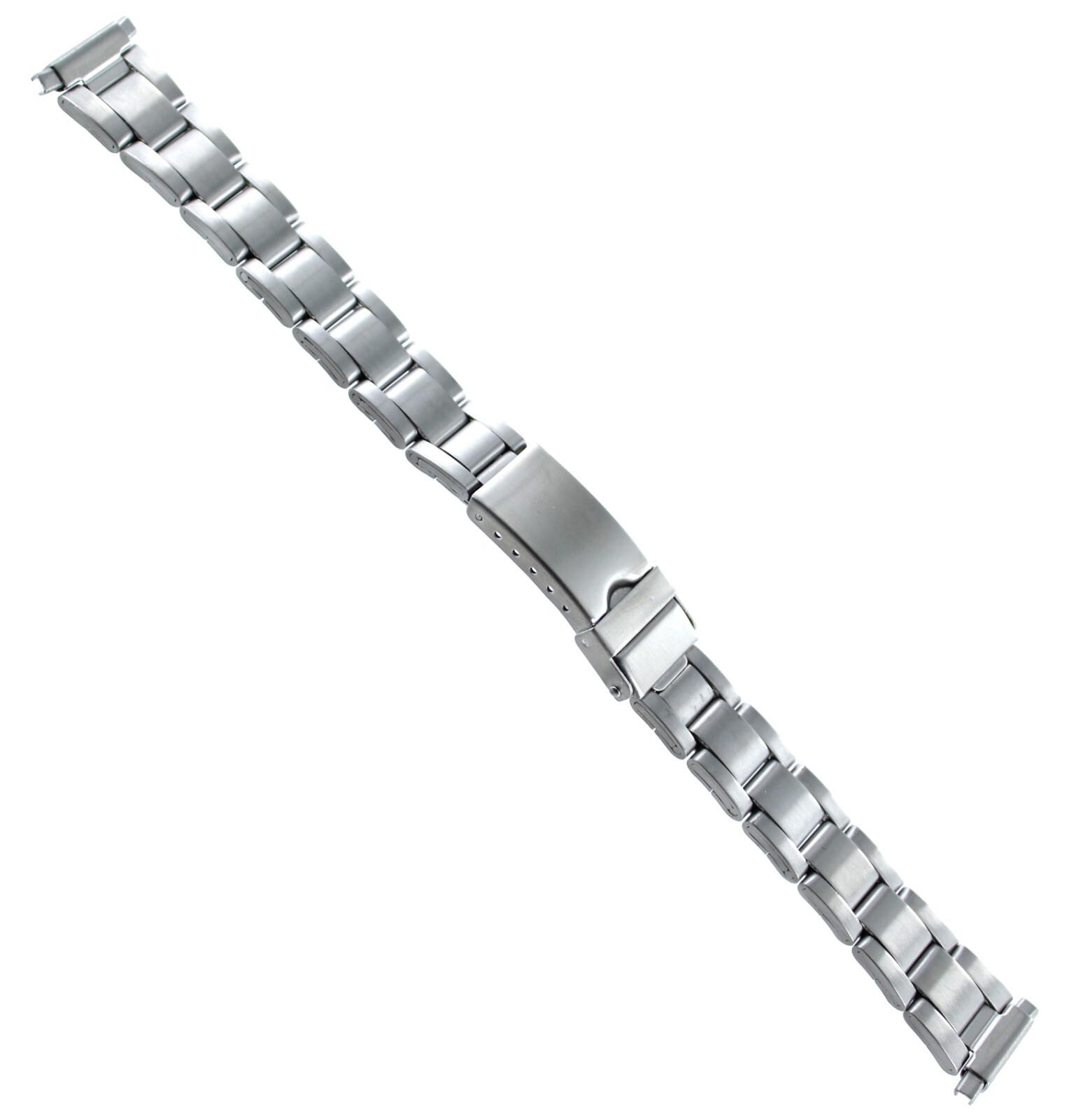 12-17mm Milano Stainless Fold Over Clasp W/Safety Curved Ends
