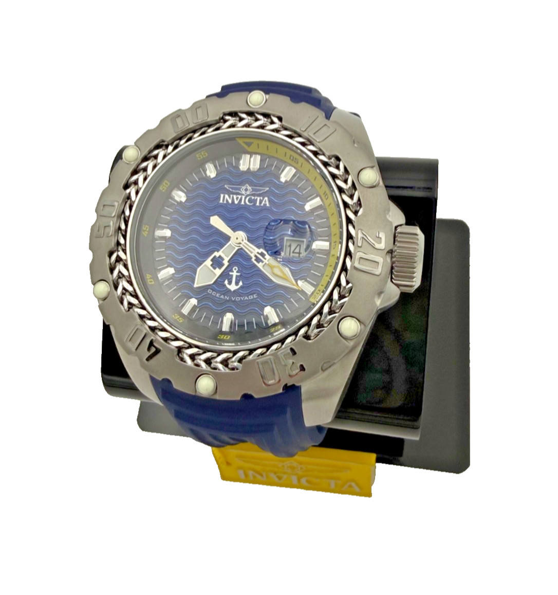 Men’s Watch Invicta Ocean Voyage Model 48017 Stainless Steel Case Size 51.50mm