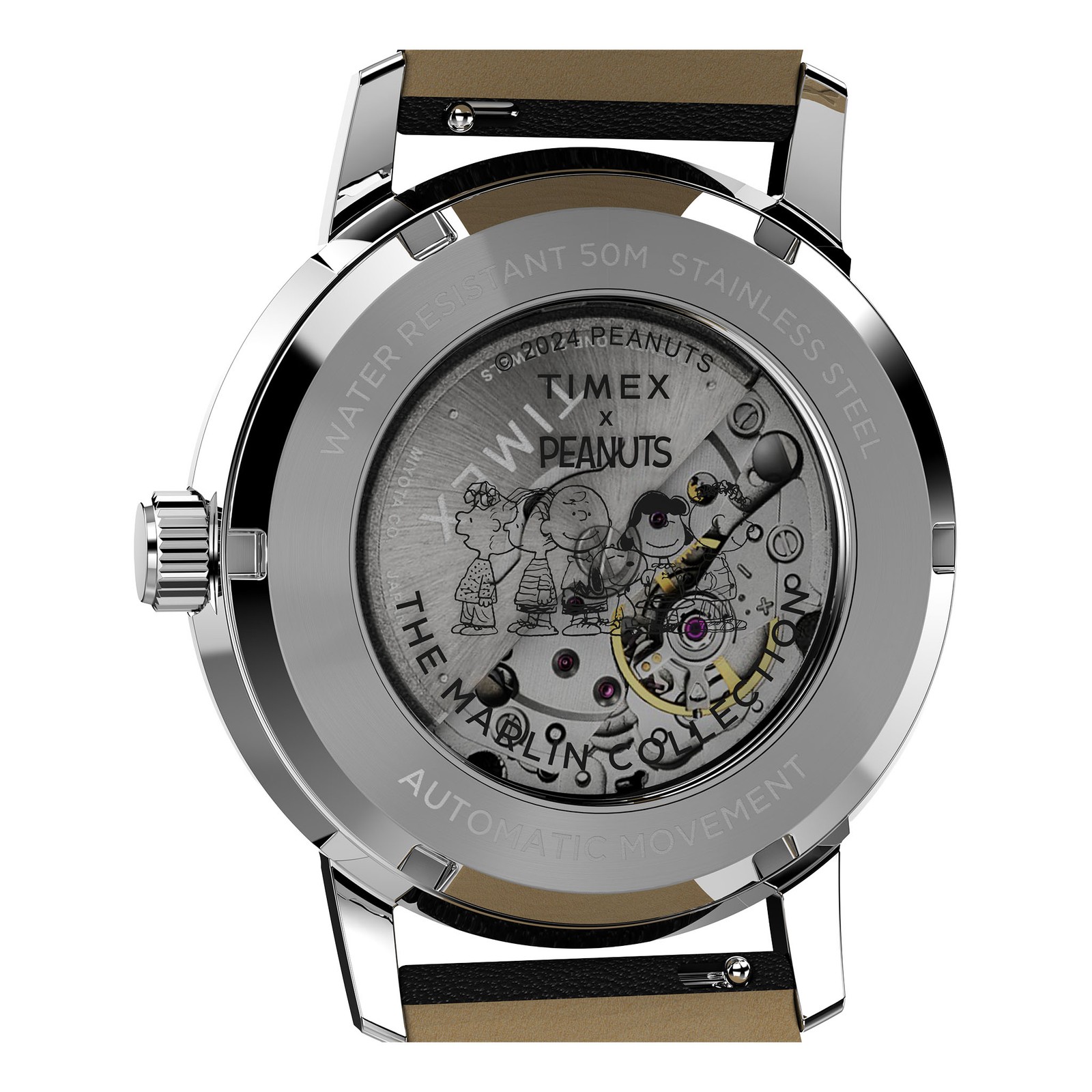 Timex Marlin Automatic x Peanuts Saxophonist 40mm Watch TW2W68800