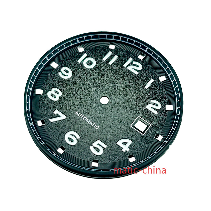 35.6mm Gray/Green/Brown/Blue WatchDial Luminous Fit For Miyota8215