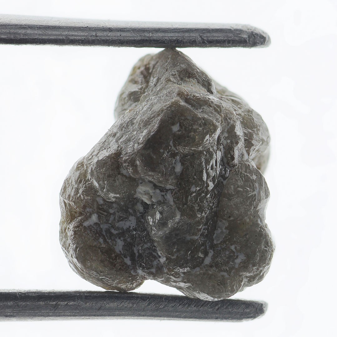 Raw Natural 5.07 Ct Light Grey Color Loose Rough Raw Diamond