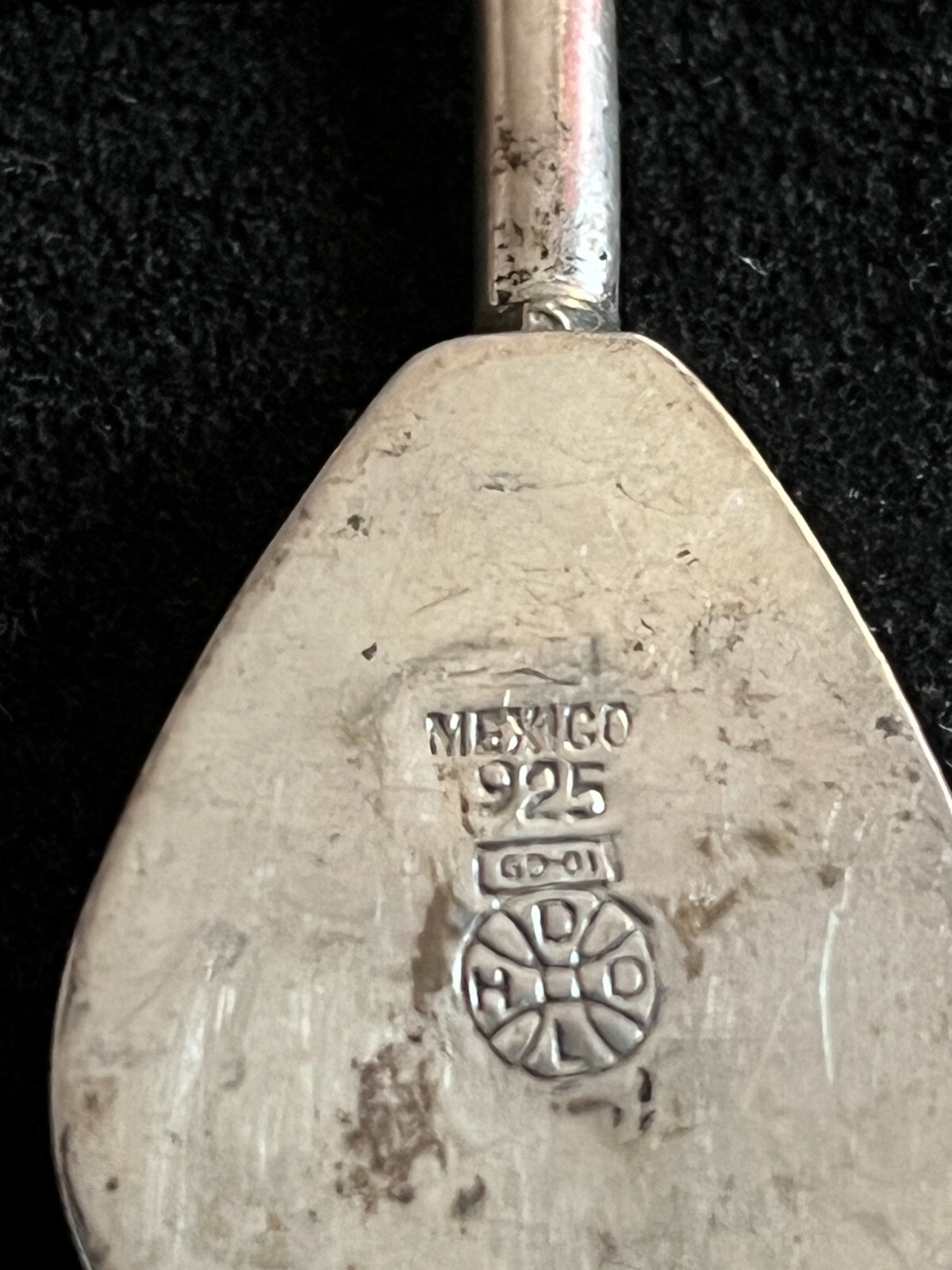 Silver Pendant Mandolin Violin 925 Hallmarked 7cm Music Mexico Silver Pendant