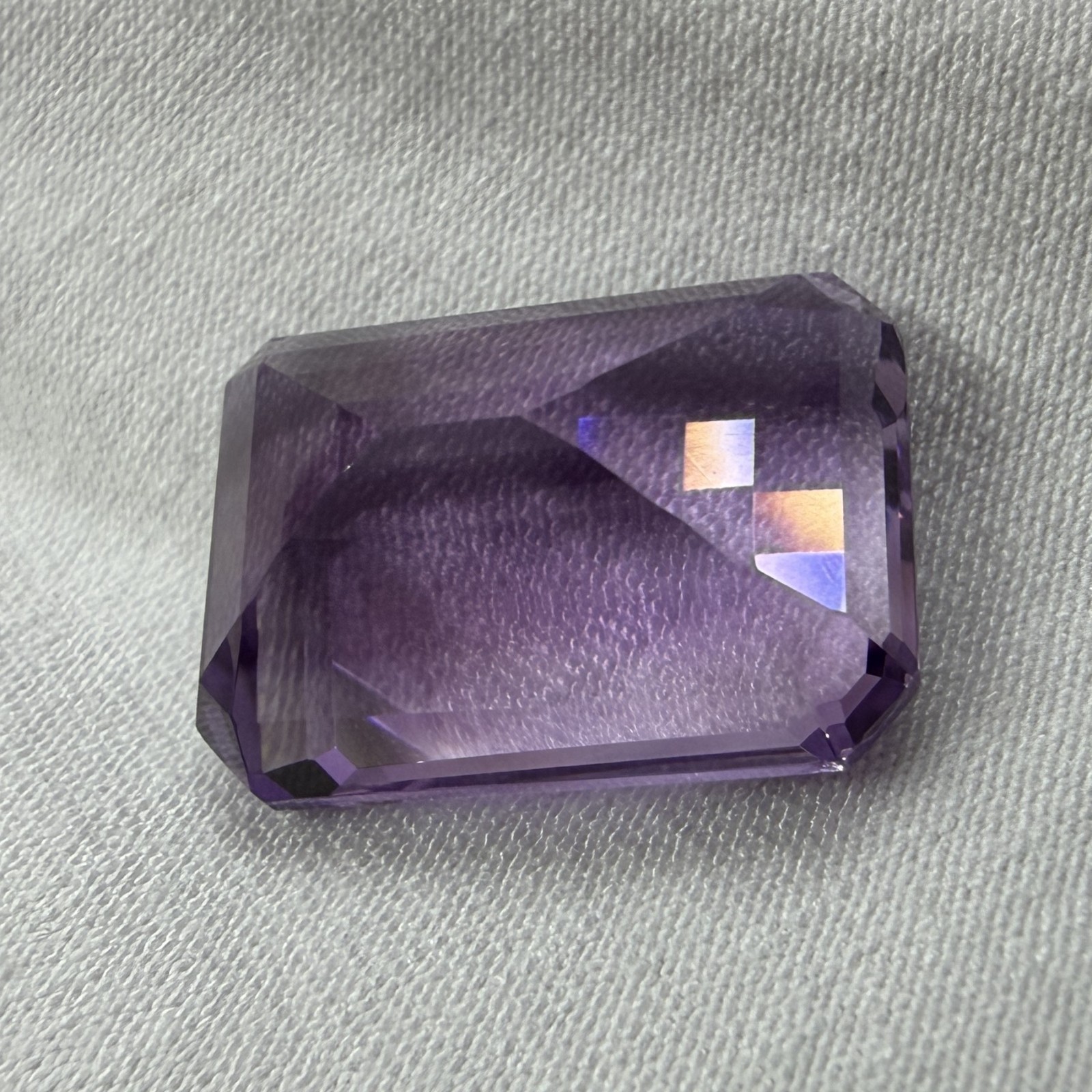 Natural Amethyst Shape Octagon Loose Gemstone