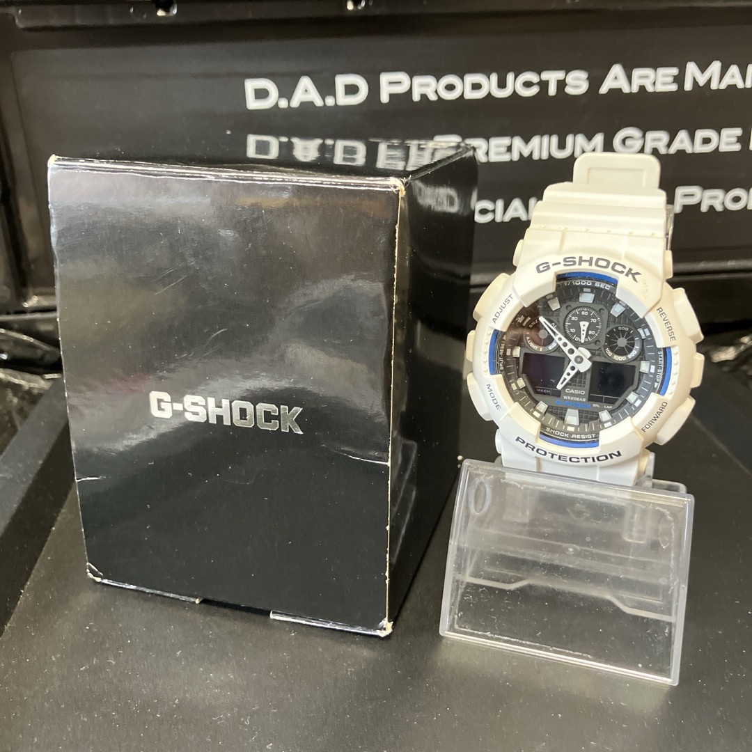 Excellent condition G SHOCK GA 100B White
