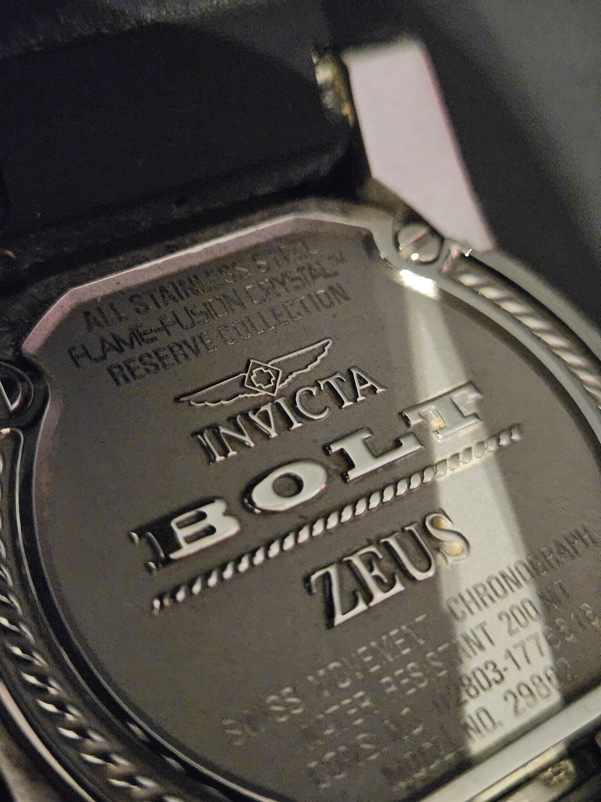 Invicta Reserve Bolt Zeus Magnum 52mm Swiss Mvt Watch (29862)