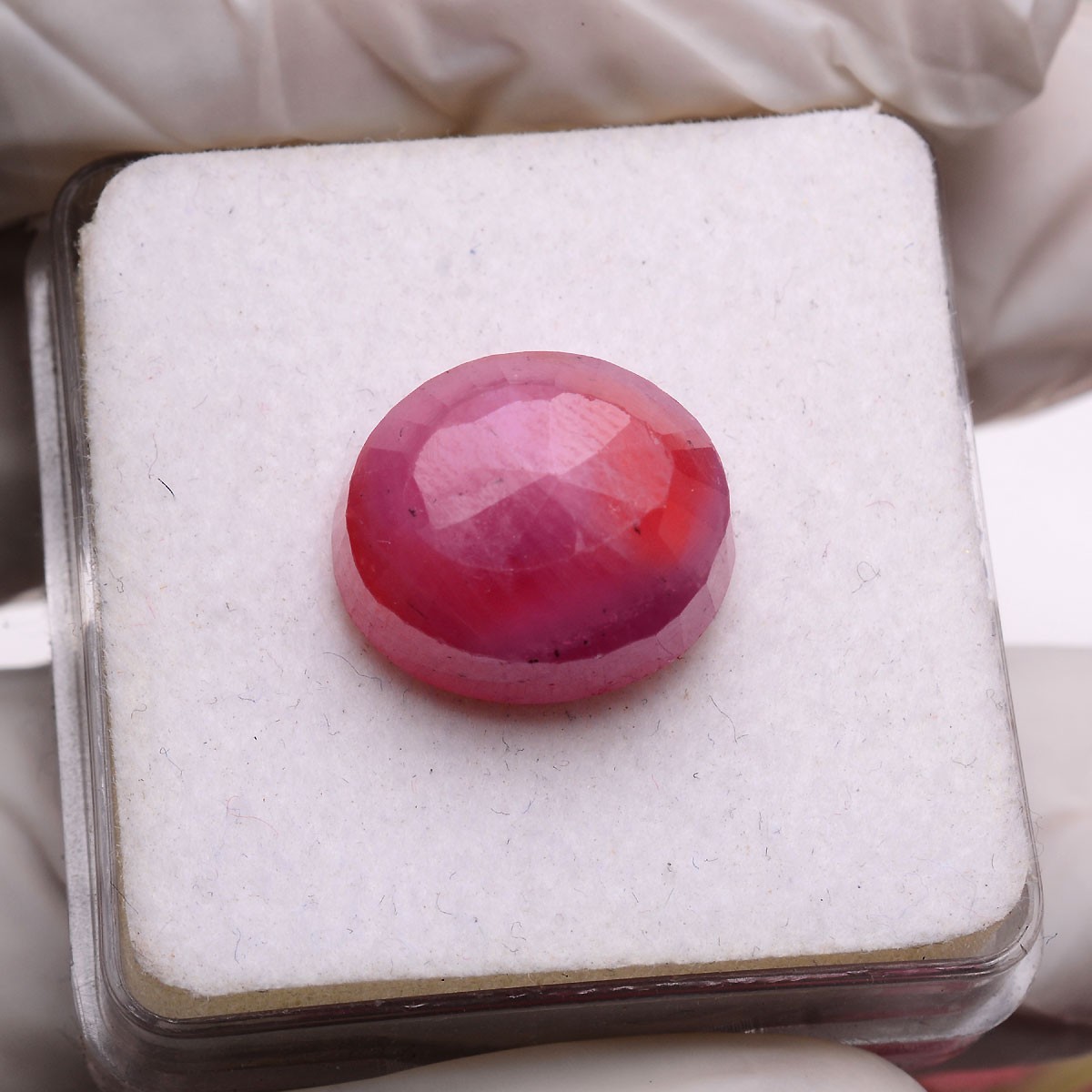 19.50 Cts Natural Mozambique Ruby 14.91mmx12.88mm Oval Cut Huge Loose Gemstone