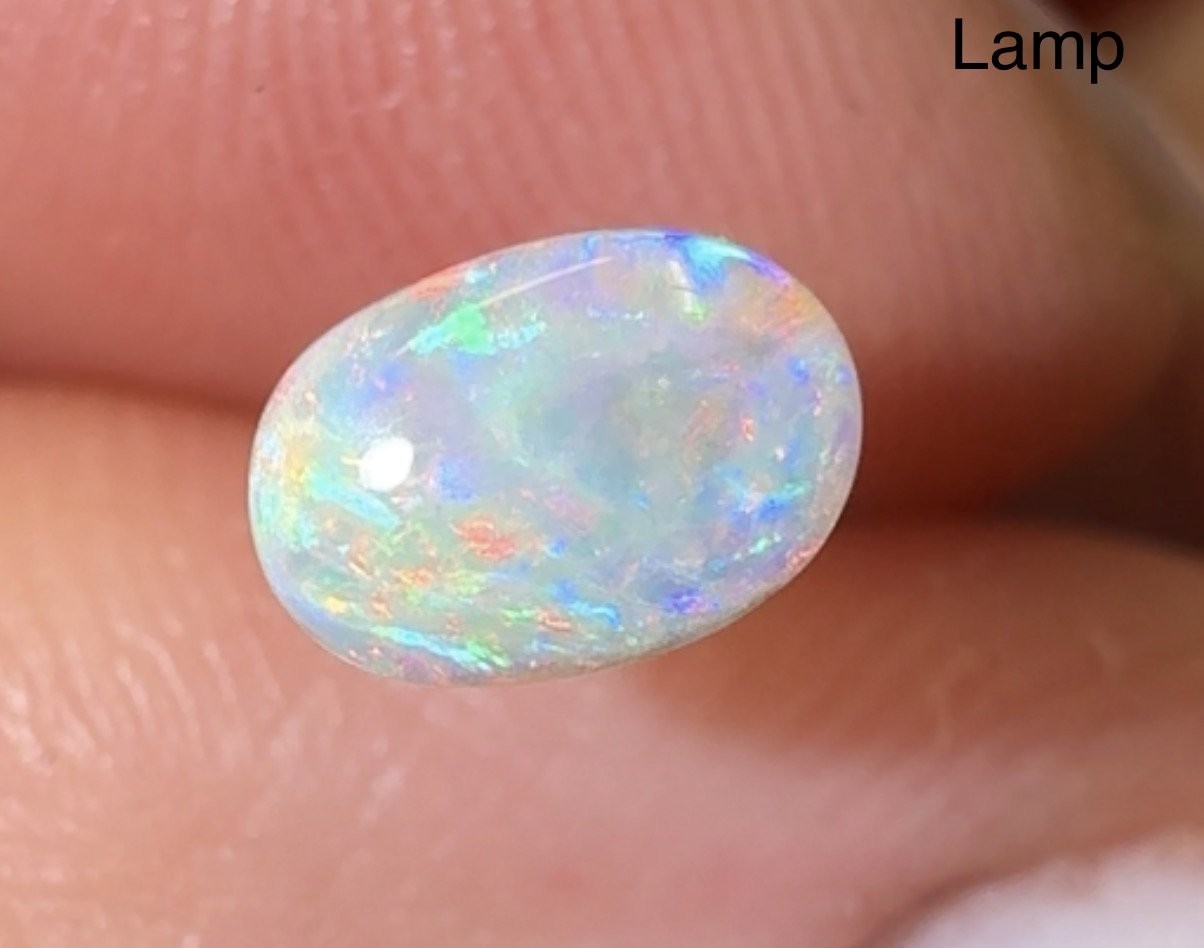 Lightning Ridge Australia Solid Crystal Opal 0.40 ct Gemstone