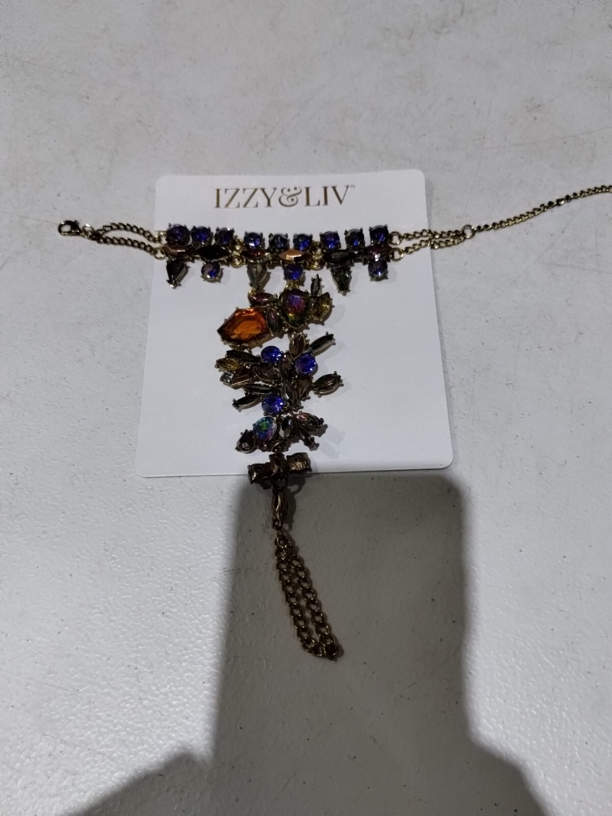 Women’s Izzy & Liv Stoned Necklace, Comes As Shown, Missing A Couple Stones #T3