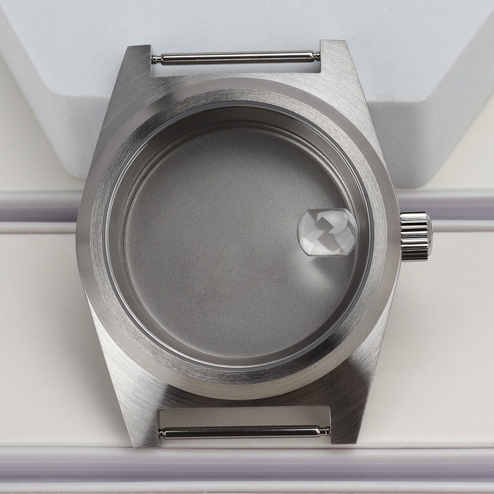 38.1mm Watch Case Calendar Window Sapphire Crystal For Seiko NH34 NH35 NH36 NH38