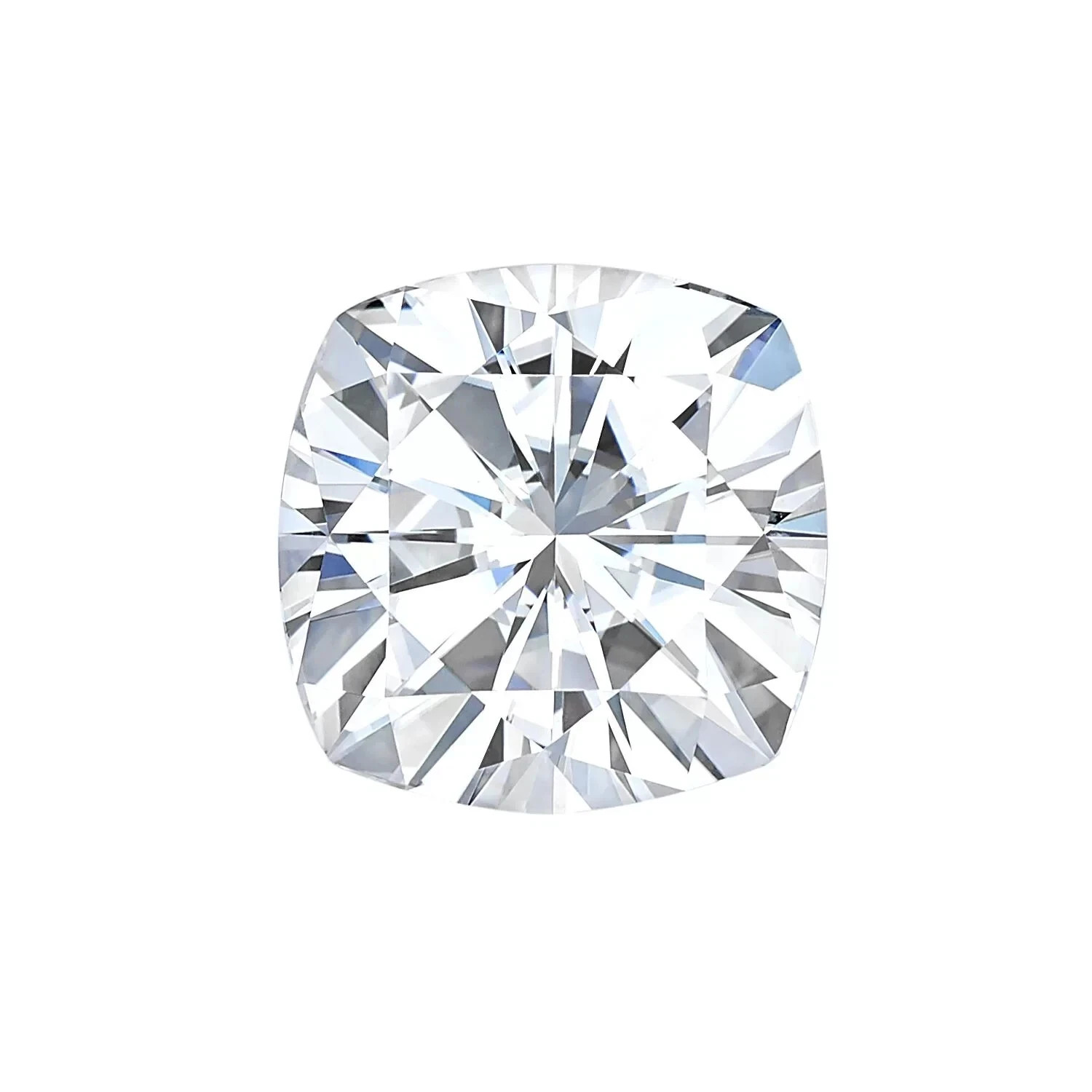 Natural White Diamond 2.30 CT Cushion Cut 8 mm VVS1 D Grade Certified Stone