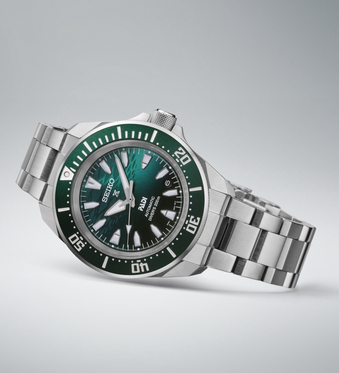 Seiko Prospex Sea Samurai PADI Divers Green Dial Special Edition Watch SRPL13