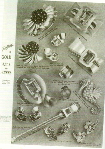 Designer Jewelry Trabert Hoeffer-Mauboussin Claudette Colbert Marlene Dietrich