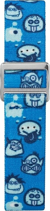 Timex Children’s Analogue Quartz Blue Watch with Nylon Strap Monsters TW7C25700