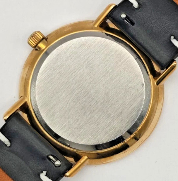 Vintage Omega De Ville Quartz Ref.191.0044 Cal.1330 Gold Dial 35.5mm Watch