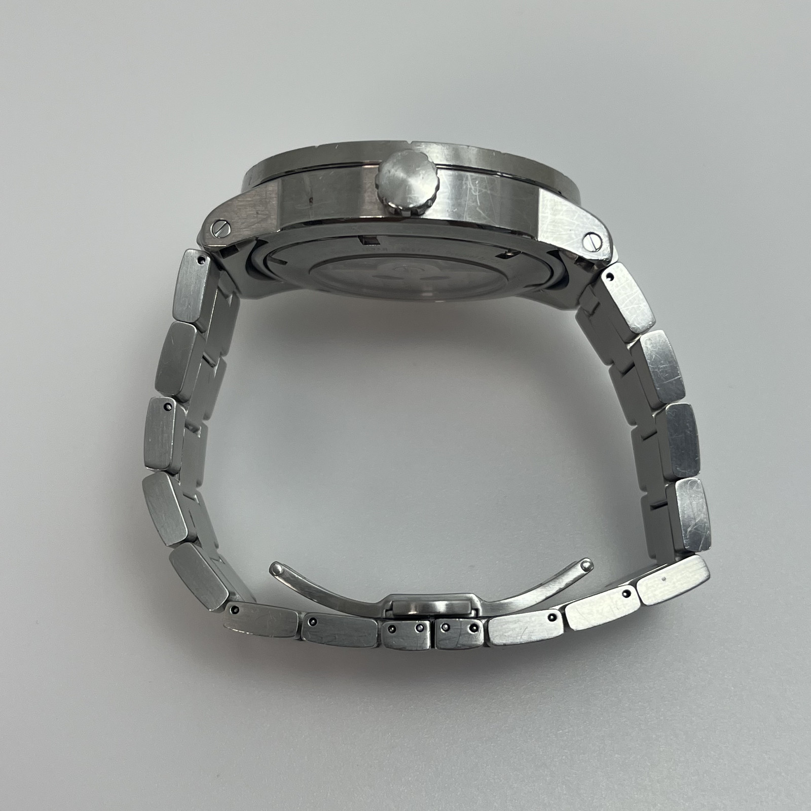 Rare Seiko ISSEY MIYAKE TO Automatic Watch Tokujin Yoshioka Silver SS Japan#B879