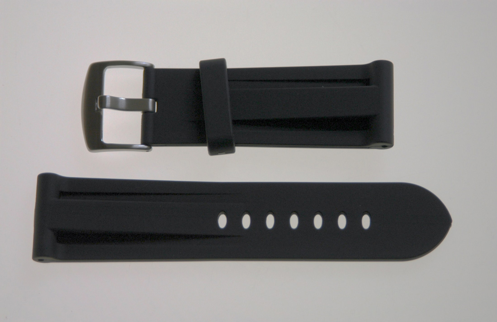 Rubber Dive Strap Black made to fit Panerai® Watches 20mm, 22mm, 24mm, 26mm