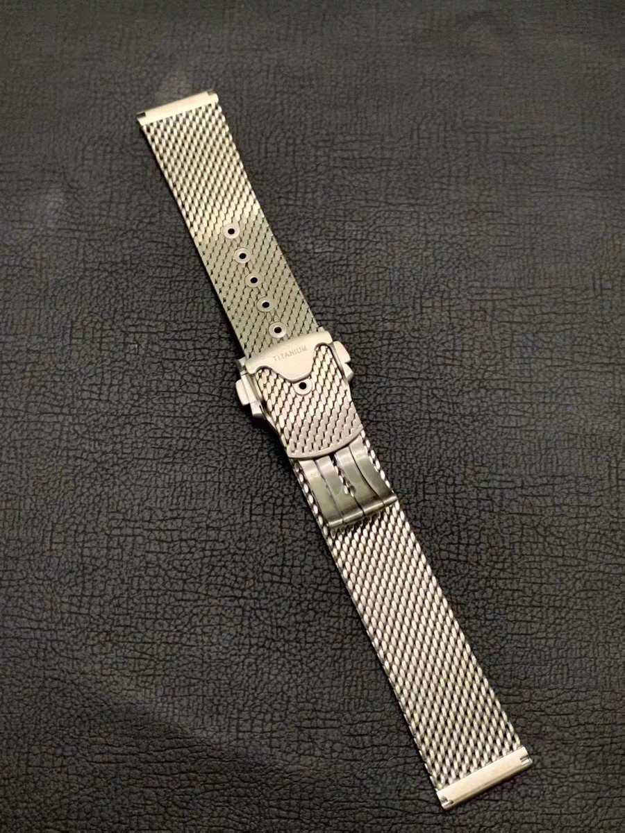 20mm Aftermarket Braided Stainless Mesh Band Omega Seamaster USA Same Day Ship