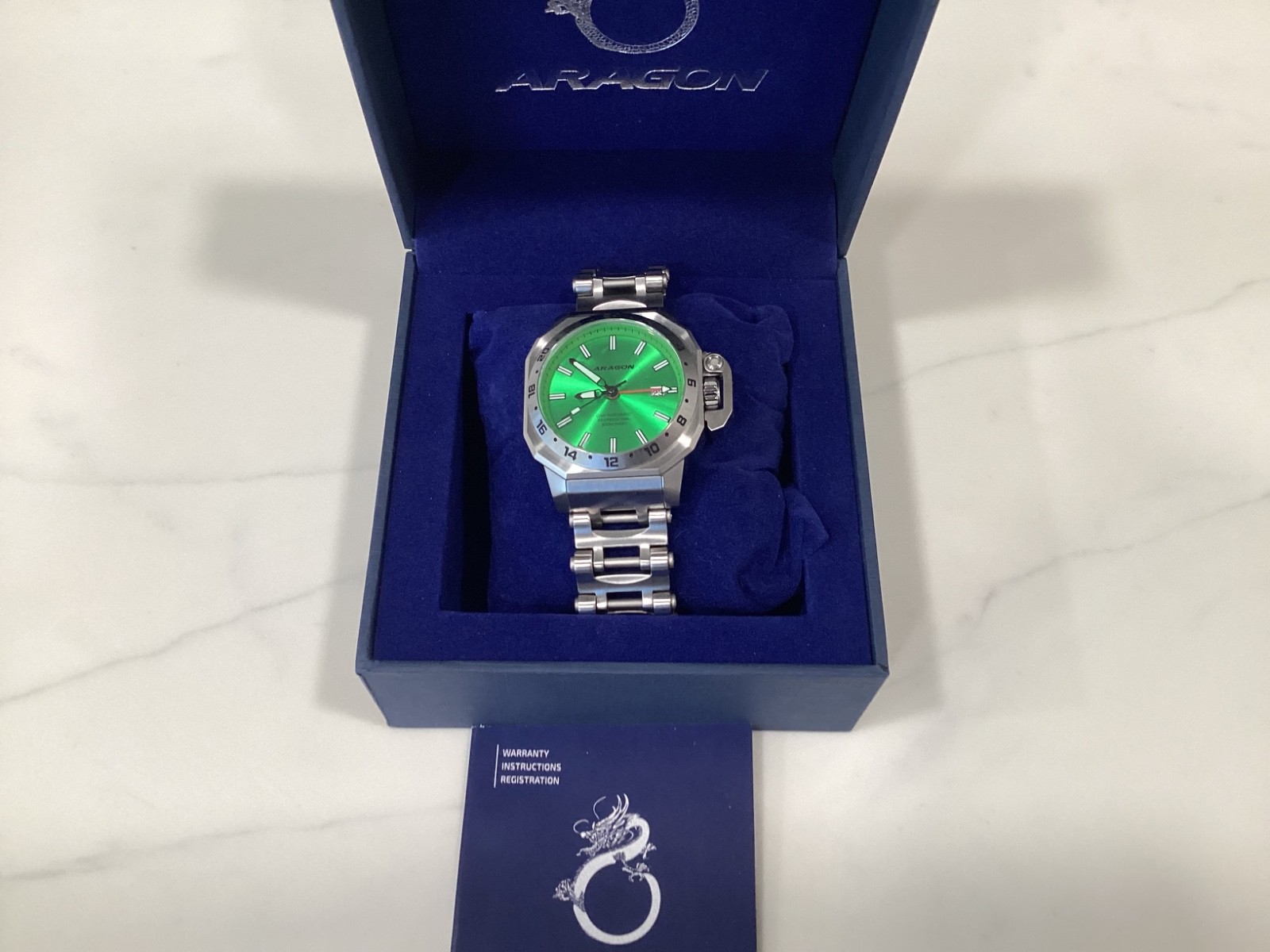 Aragon Millipede Max GMT 42mm Watch Immaculate