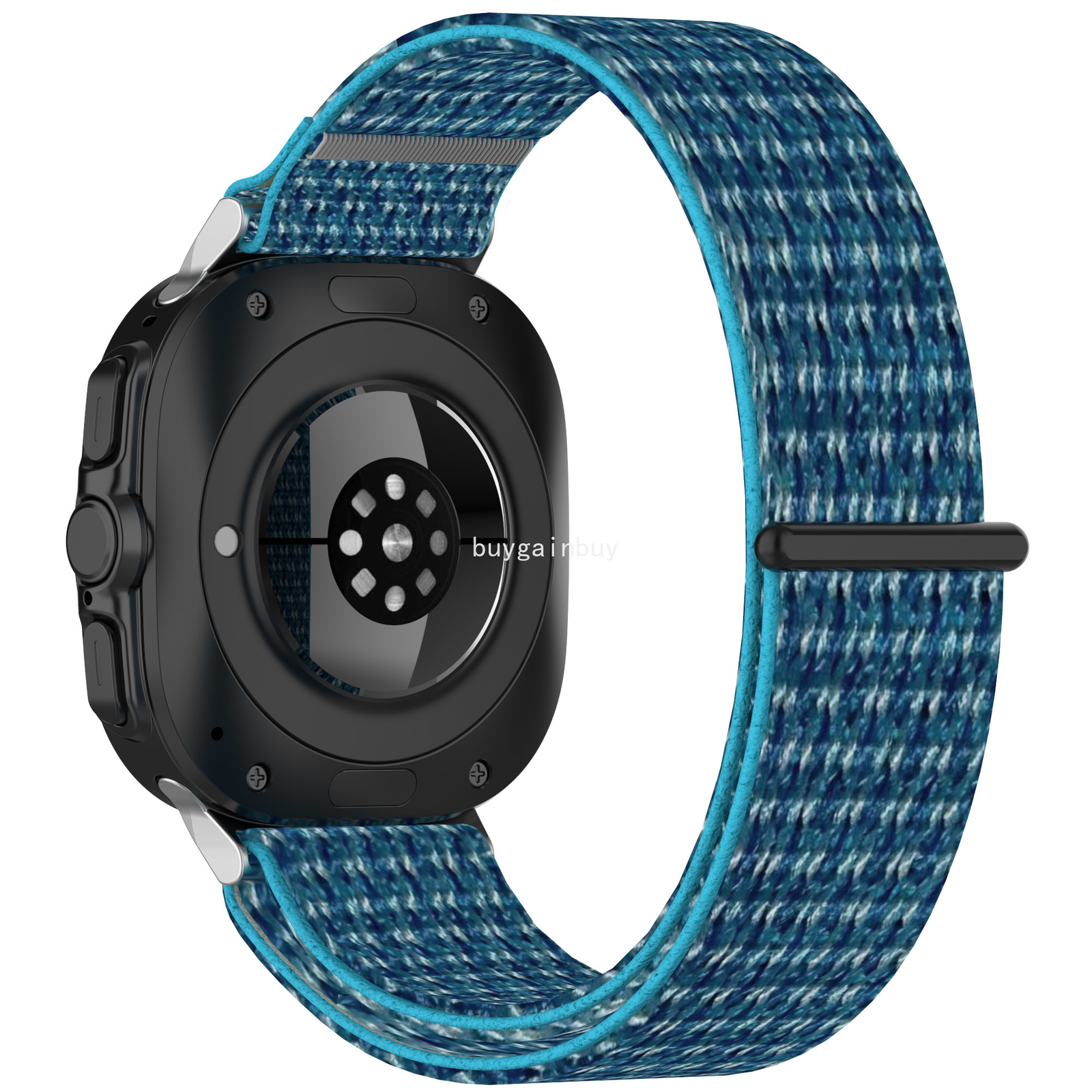 For Samsung Galaxy Watch 7 Ultra 47mm Woven Nylon Fabric Strap Bracelet Band