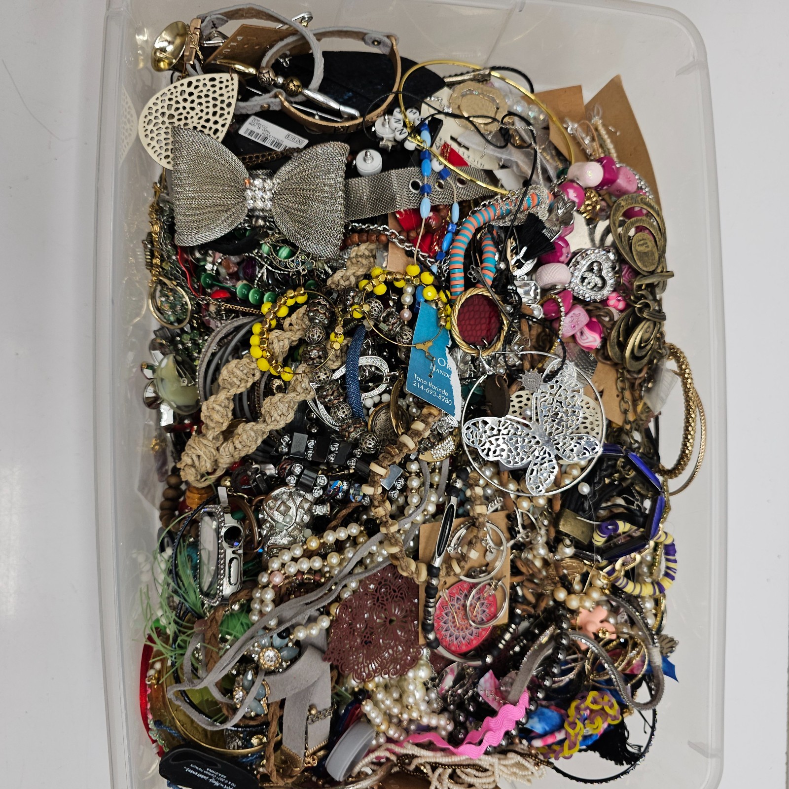 Costume Jewelry Mixed Lot 22.4lbs Crafting Collection