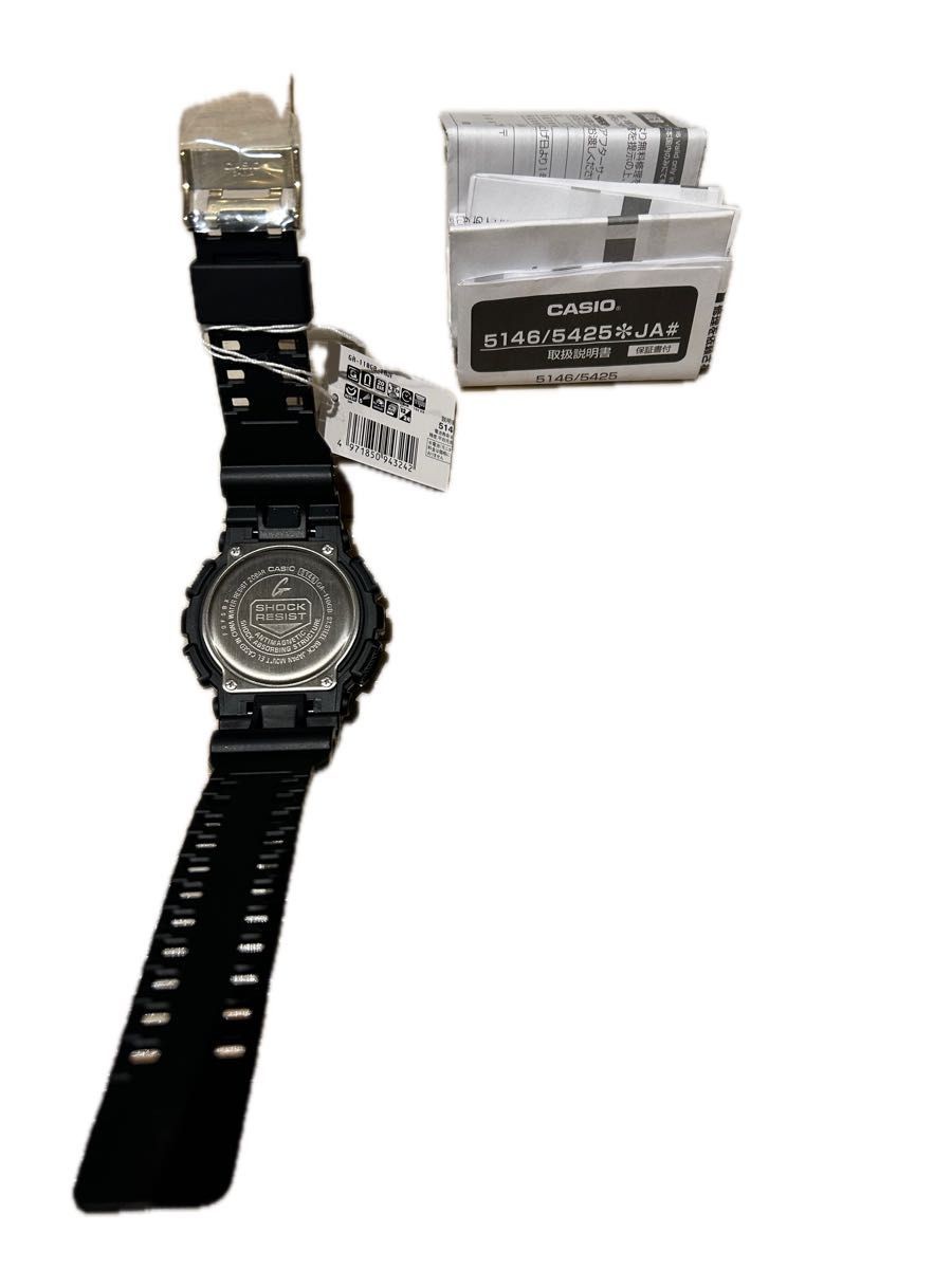 CASIO G SHOCK GA 110GB black and gold wristwatch