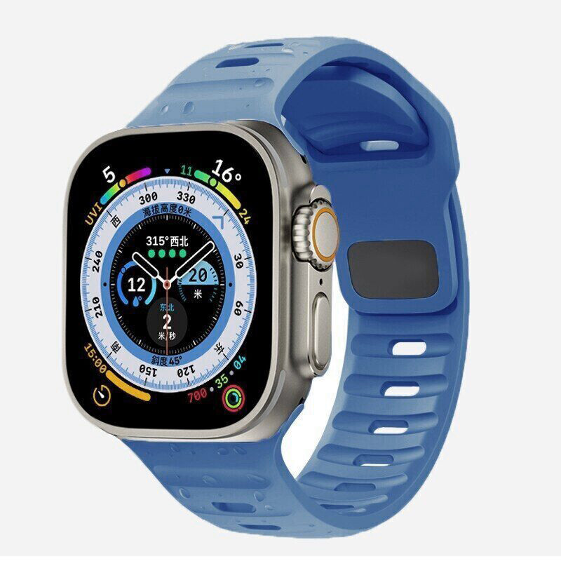 For Apple Watch Series Ultra 11 10 9 8 7 5 Silicone Sport Strap Band 38/49mm
