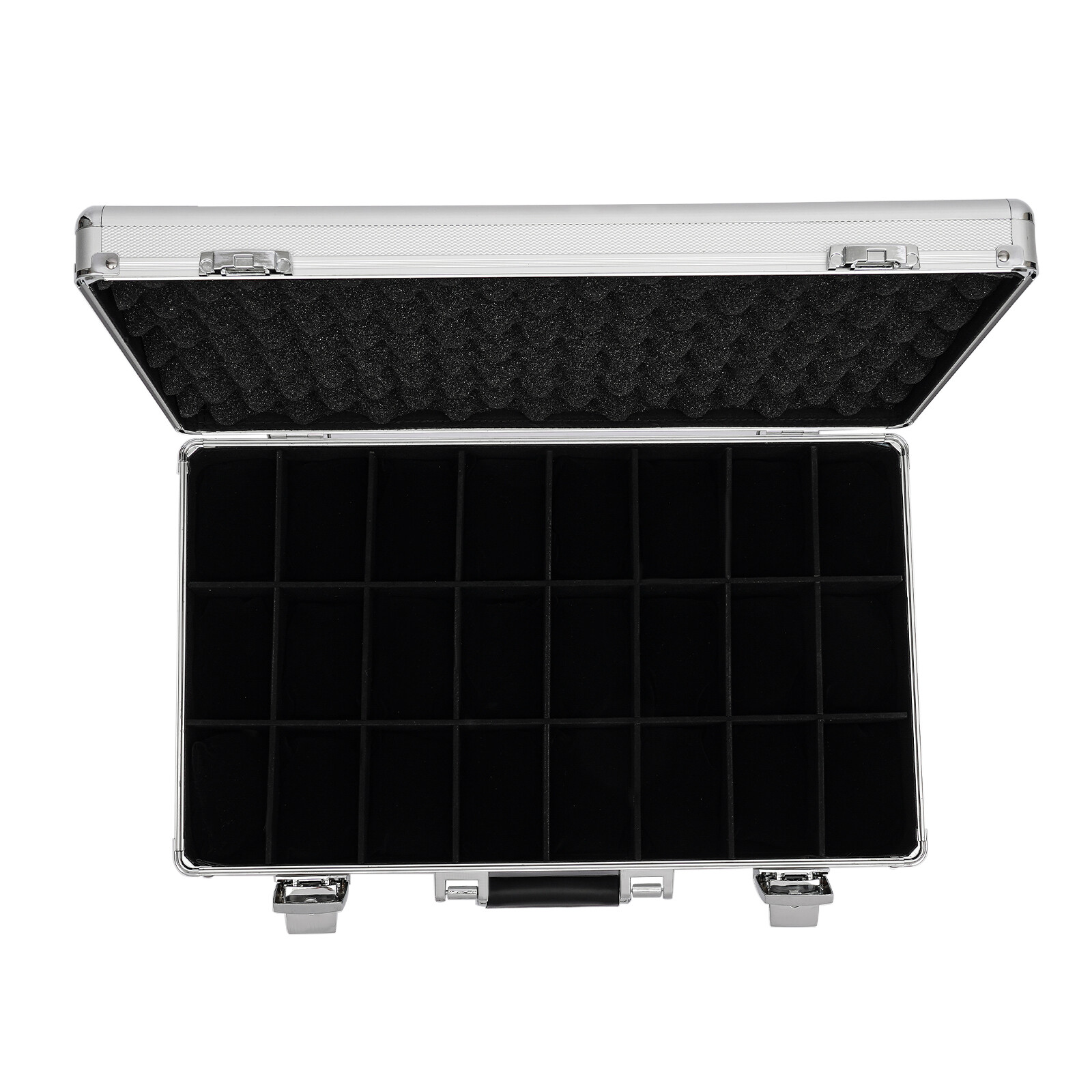 Watch Case Jewelry 24 Grid Aluminum Alloy Box Watch Case Briefcase Design Gift