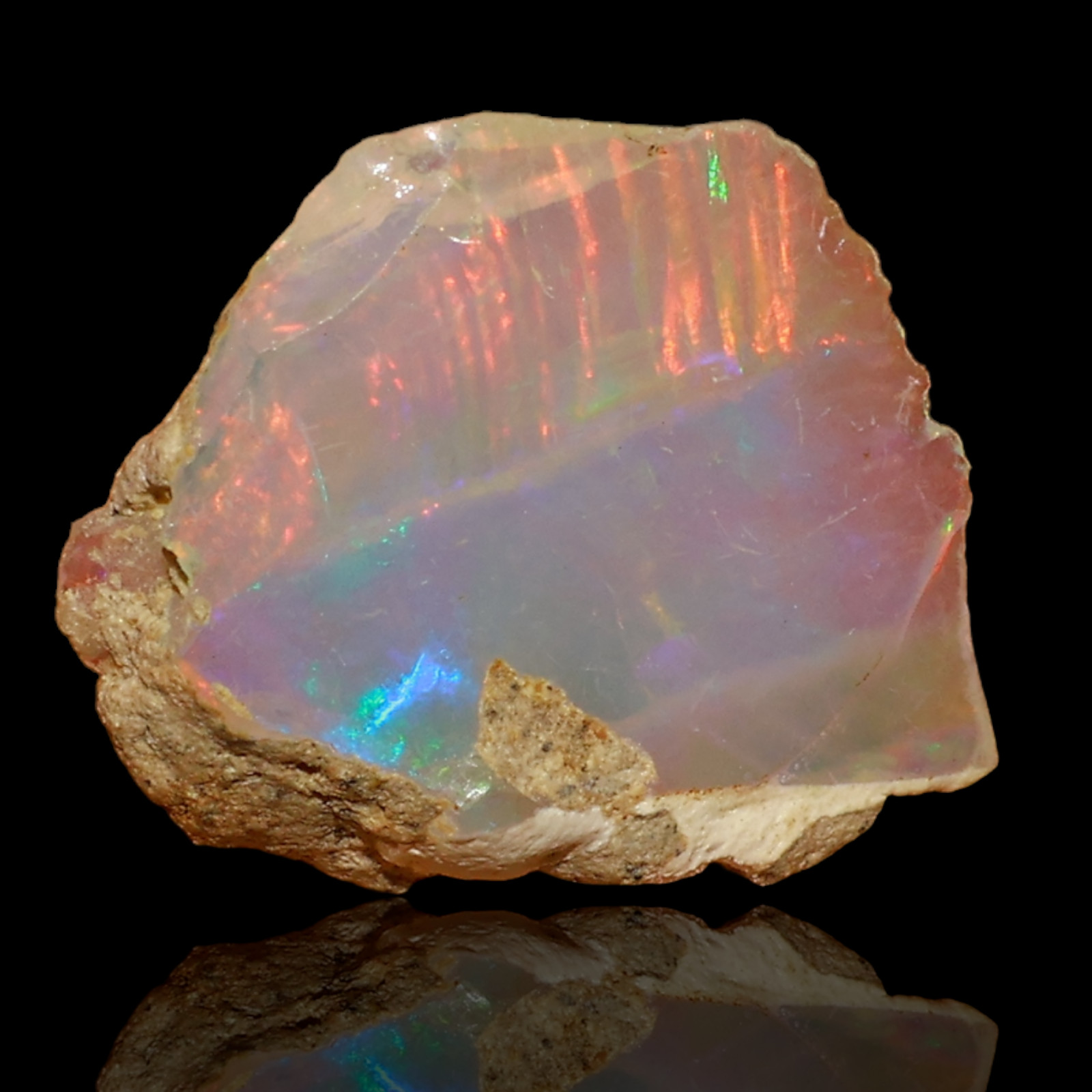 2.00 Cts Natural Ethiopian Fire Opal Gemstone Bracelet Supply Rough 13x12x4 mm