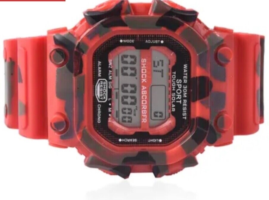 STRADA RED CAMOFLAGE WATCH