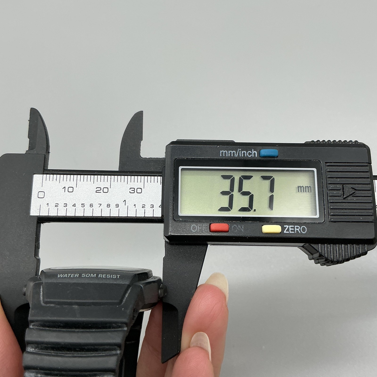 Casio W-96H Illuminator Mens Watch 36mm Digital Black Resin Alarm Day Date