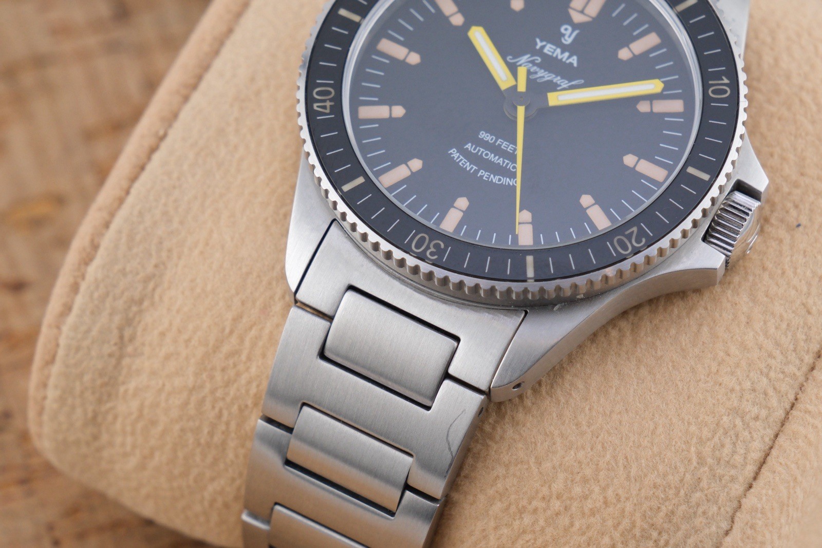 Yema Navygraf Heritage YNAV2019-AMS 300m Diver.No Date. Full Set Clean 7.5” 2022