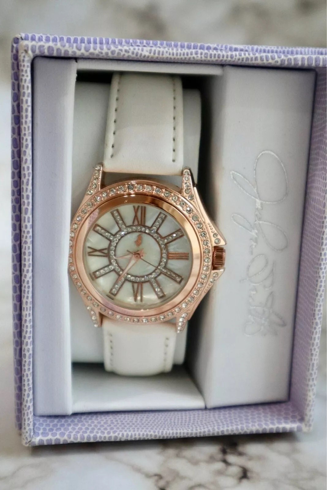 Jaclyn Smith Watch Gold Color NWTO