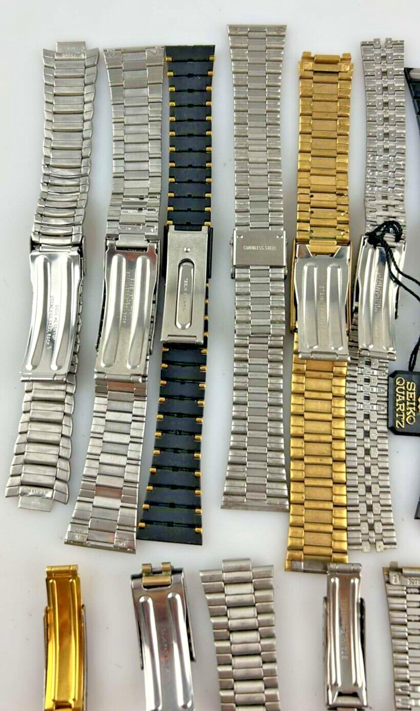 Stock 17 Seiko Citizen Watch Deployant Closures Various Sizes Used