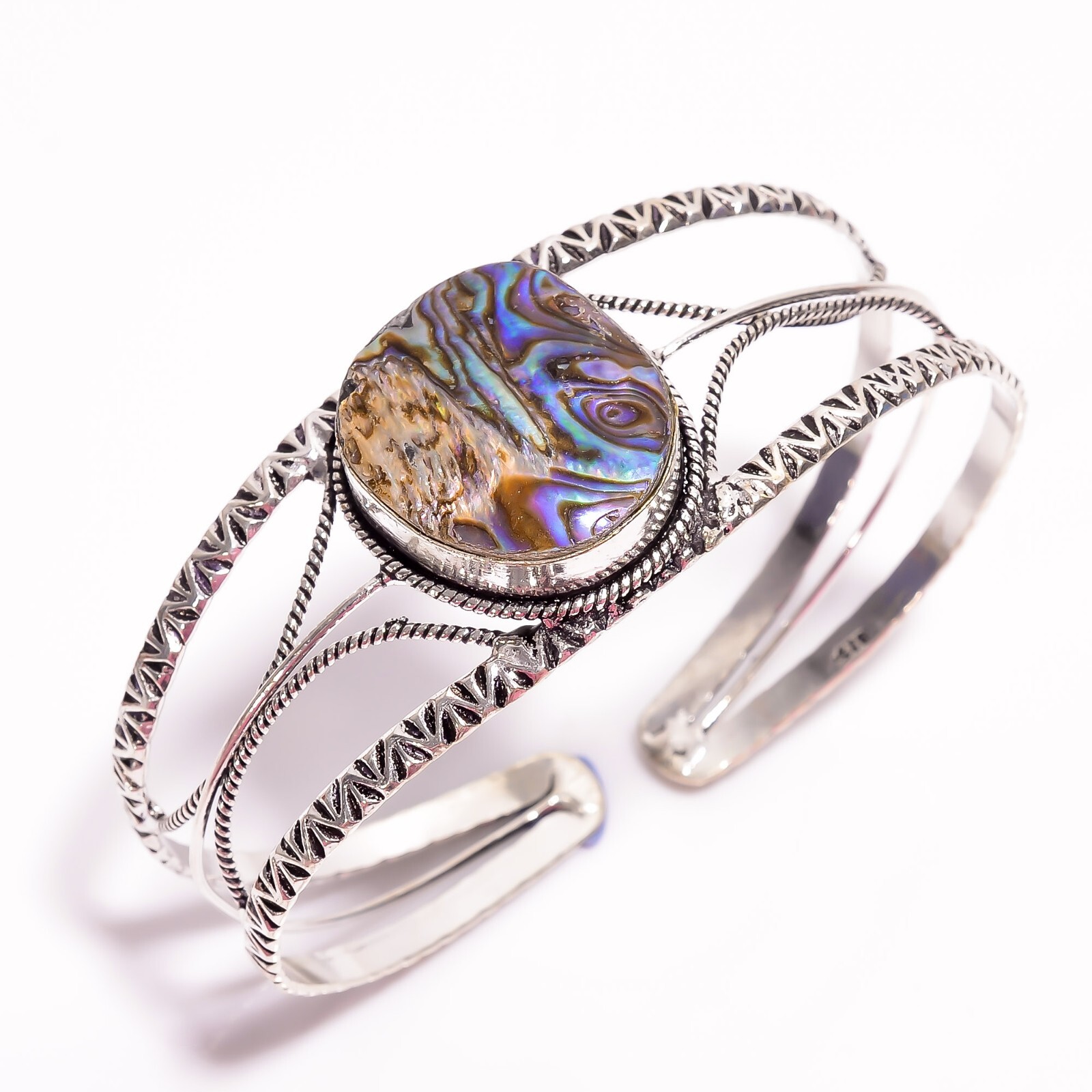 925 Sterling Silver Handcrafted Jewelry Cuff