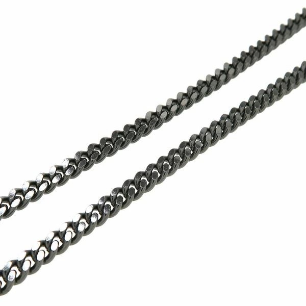 CHANEL CC Logo Multicolor Rhinestone Necklace 16″ Gold Tone 05A Auth #8399