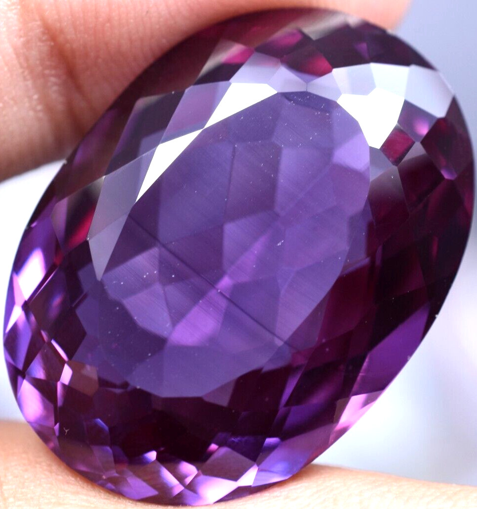 VVS 75.80 Ct Natural Color Change Alexandrite Flawless Certified Loose Gemstone