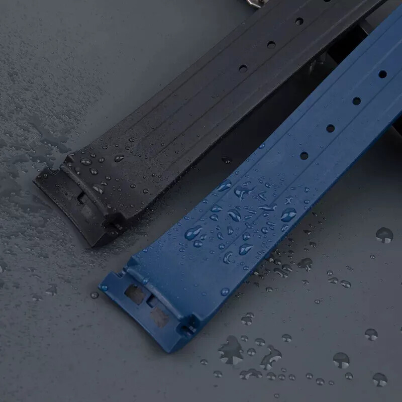 For Omega MoonSwatch Speedmaster 19mm 20mm 21mm Fluorine Rubber Watch Band Strap