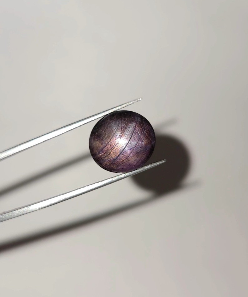 Natural 10.00 ct Star Sapphire Black Oval Cabochon untreated loose gemstone