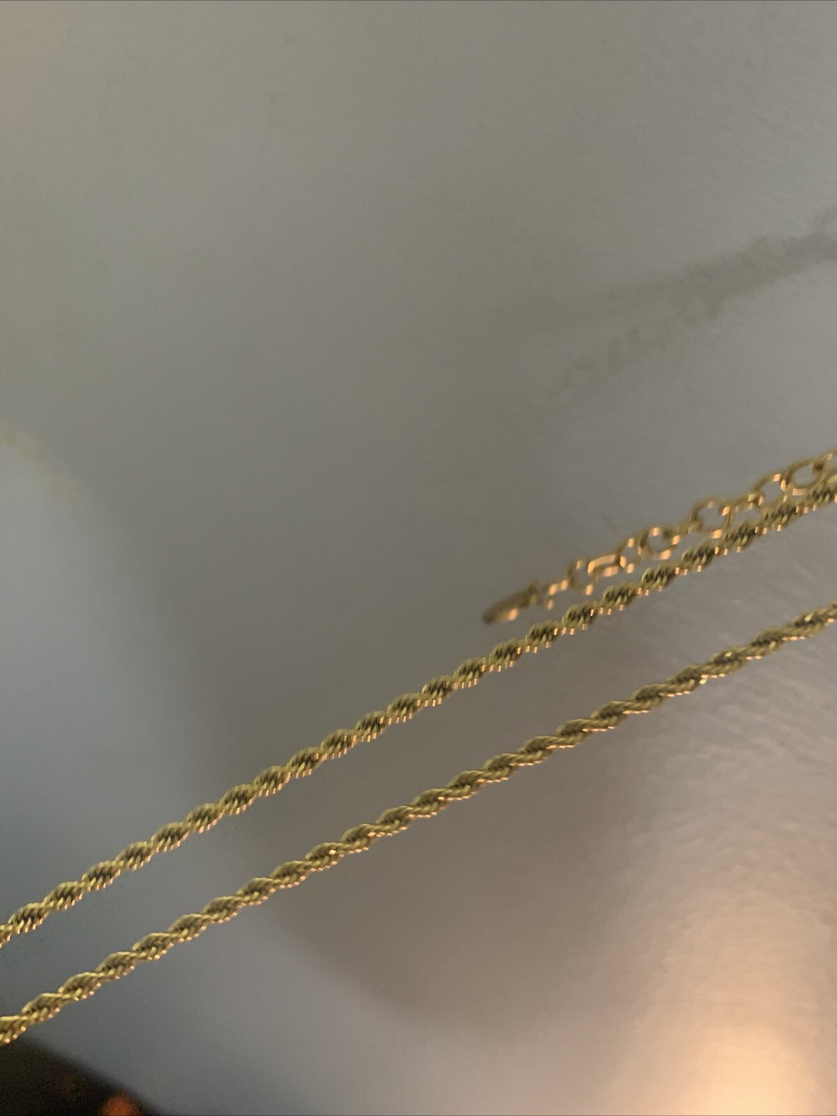 Dainty Layering Initial Necklaces for Women 14k Gold Plated Paperclip Chain NEC
