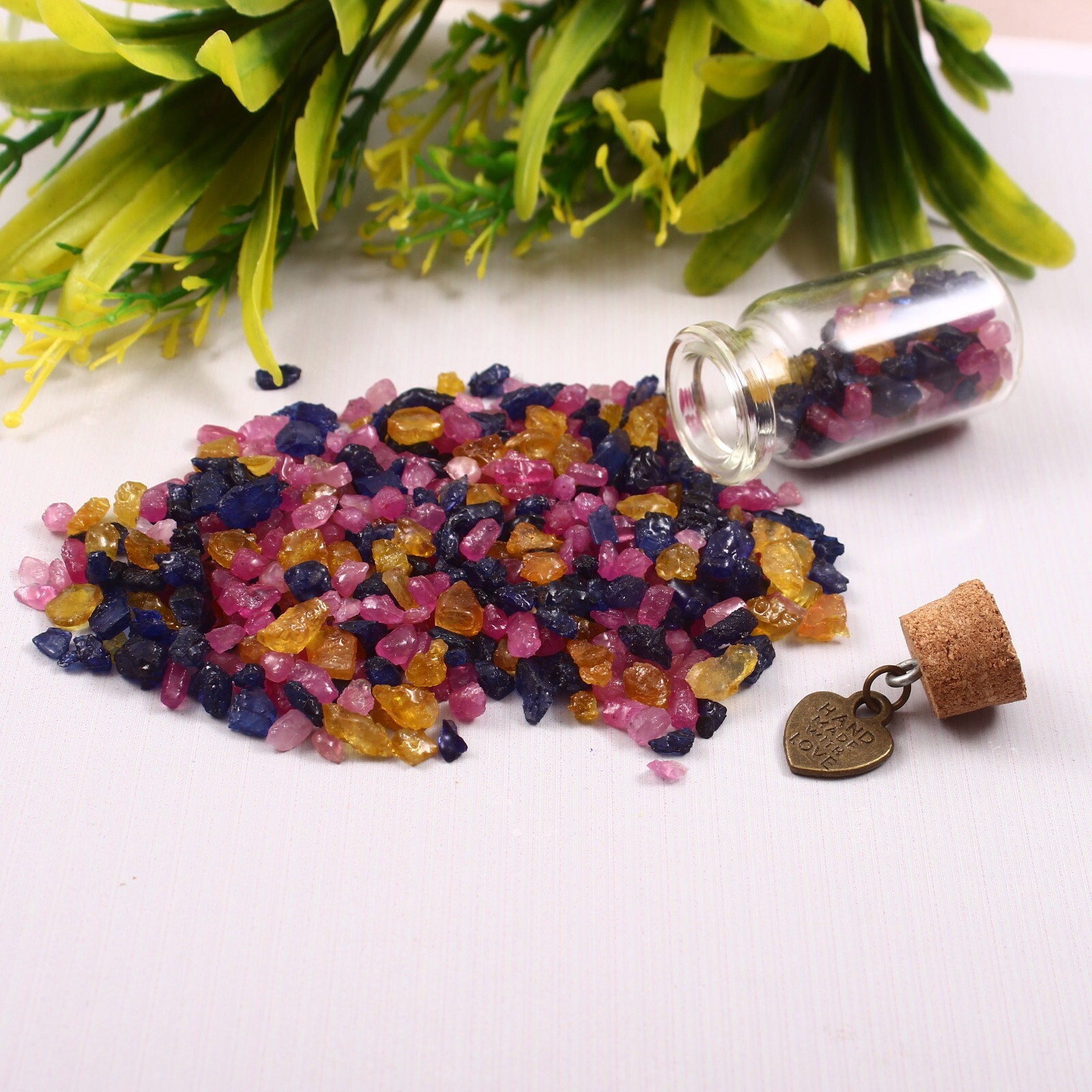 Natural Thailand Multi Mix Facet Grade Sapphire & Ruby Gemstone Rough Lot 200 Ct