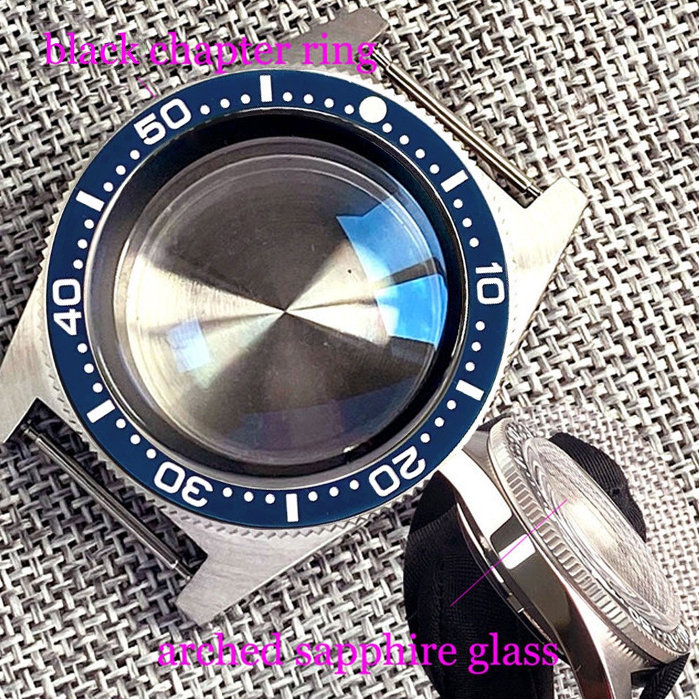 62MAS Case Fit NH35 PT5000 Automatic Diver Watch Case 300M Waterproof ARSapphire