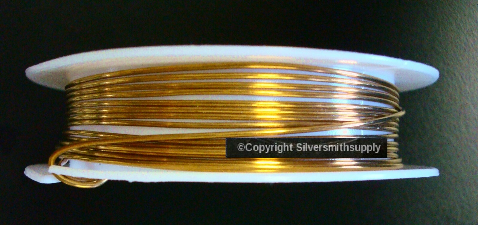 Antique Gold plated copper 20 ga wire wrapped jewelry bead wire 9.84 feet PW009