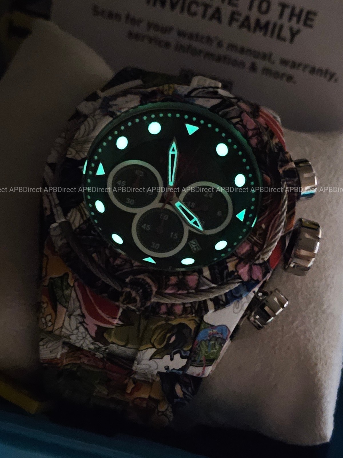 Invicta – Bolt ZEUS – HYDROPLATED – Aqua Plated Chronograph – 53mm mens watch
