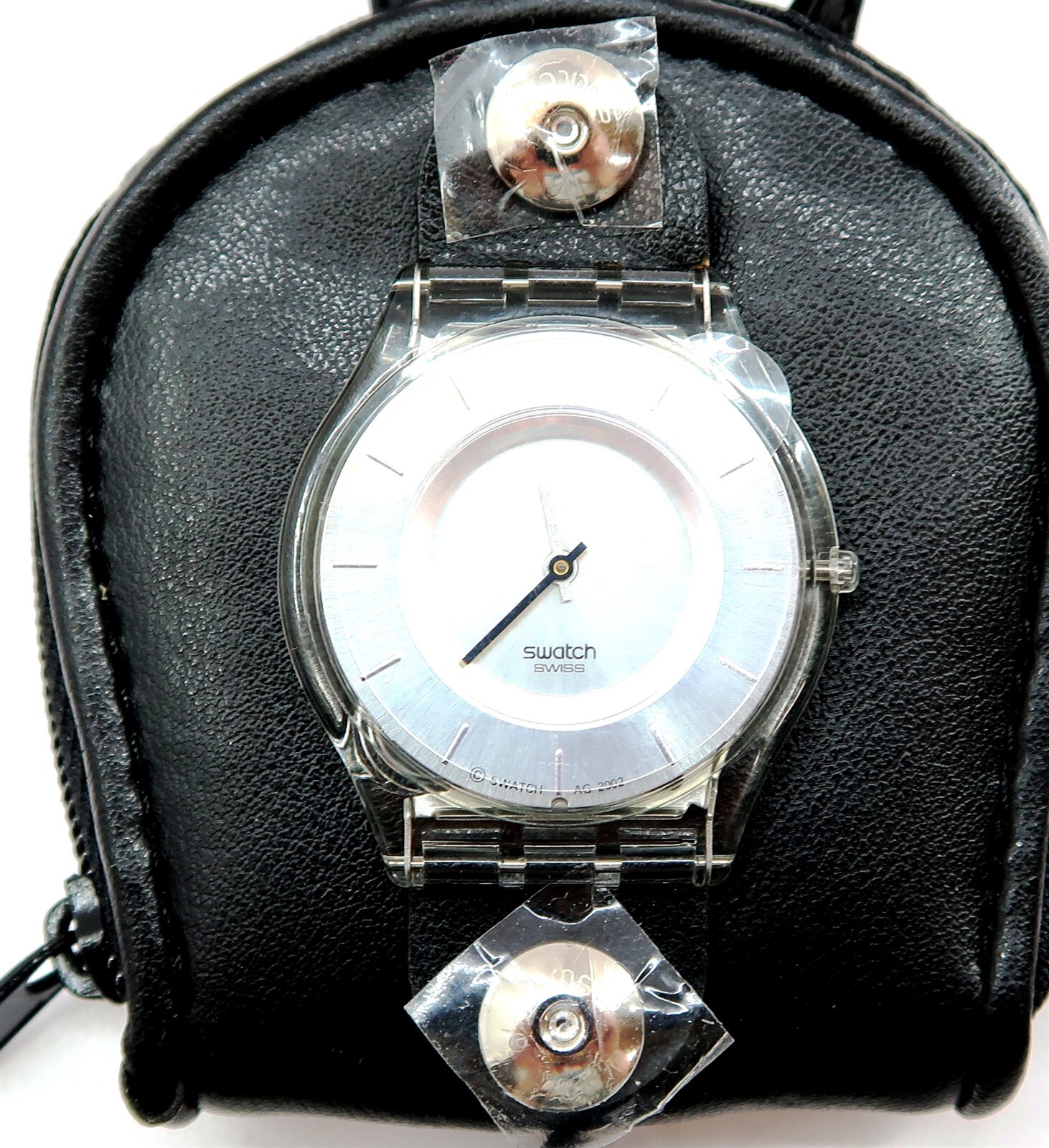 NEW Swatch Watch VELVET DREAMS BLACK SFK183N by Nicole Dupont 2003 Change Purse