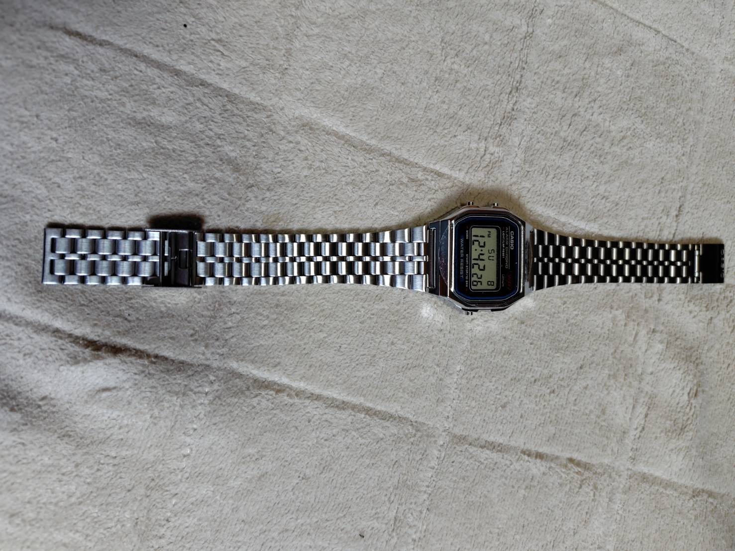 CASIO A159WA-N1JH Digital Watch Silver Japan Domestic Model New Unused