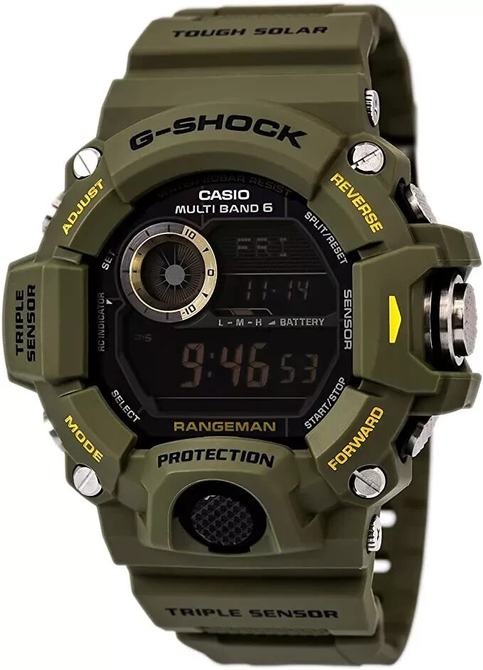 Casio G-Shock RANGEMAN Solar Powered Shock Resistant Men’s Watch – Green
