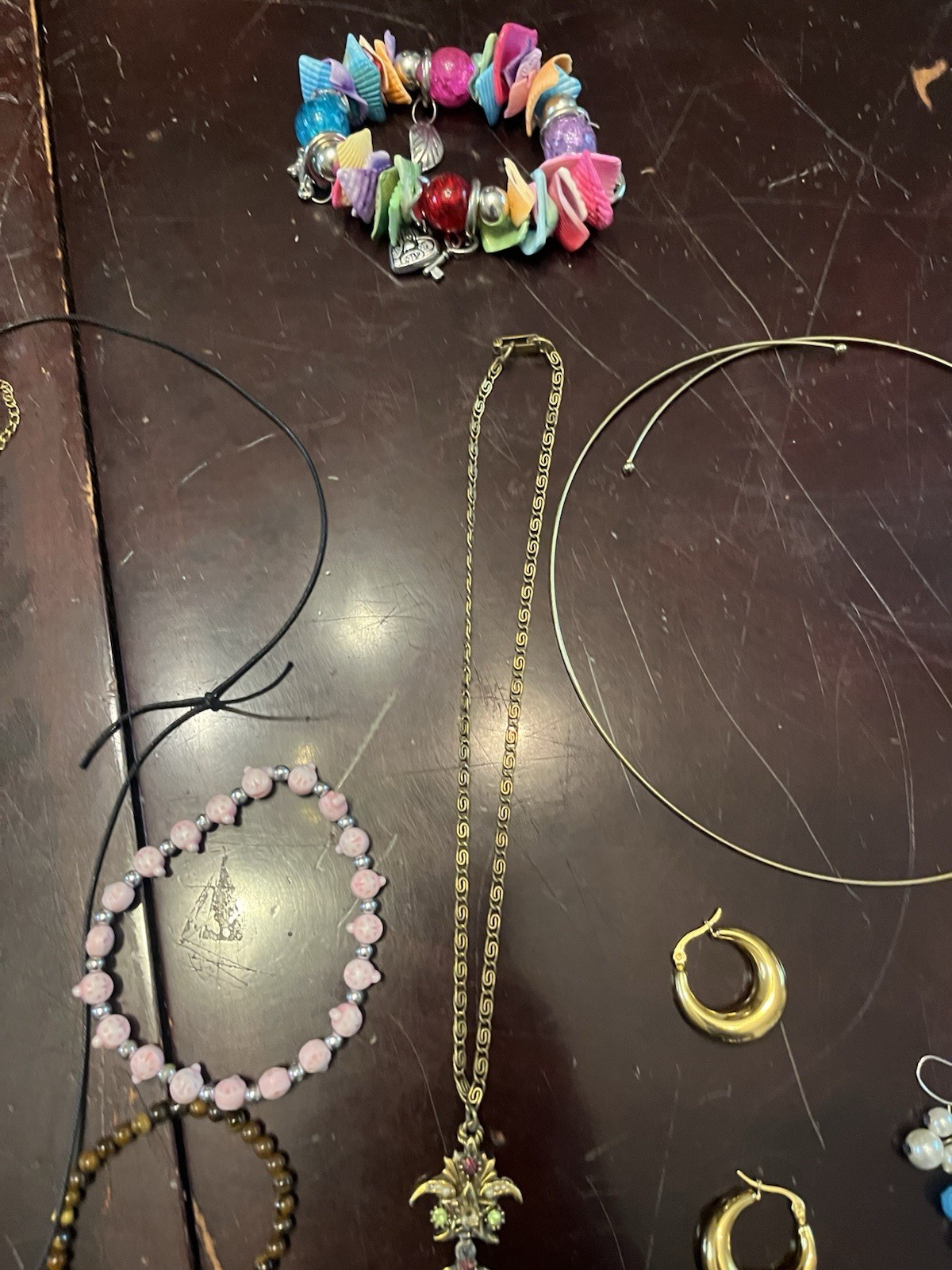 Miscellaneous Jewelry Lot, Rings Pendant Earrings Etc., Signed/stamped, Untested