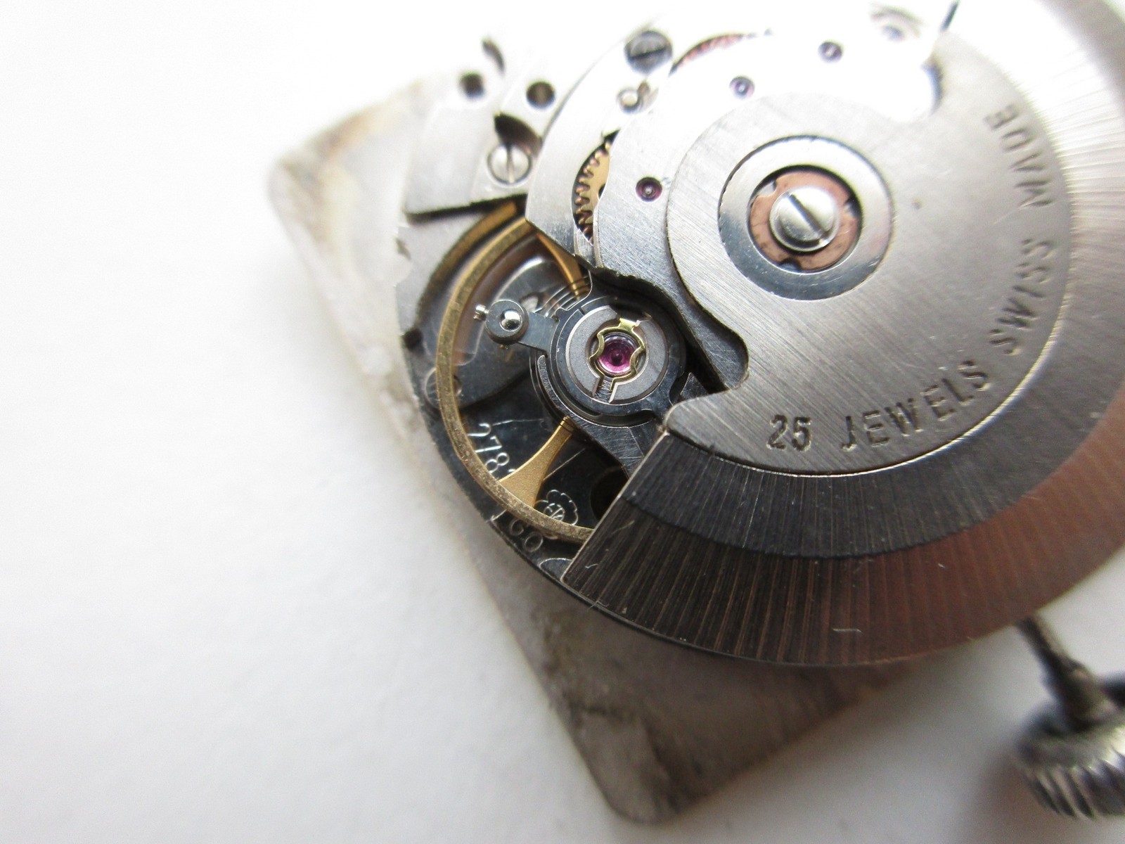 ETA cal. 2783 Swiss automatic watch movement & dial – white date at 6 – running